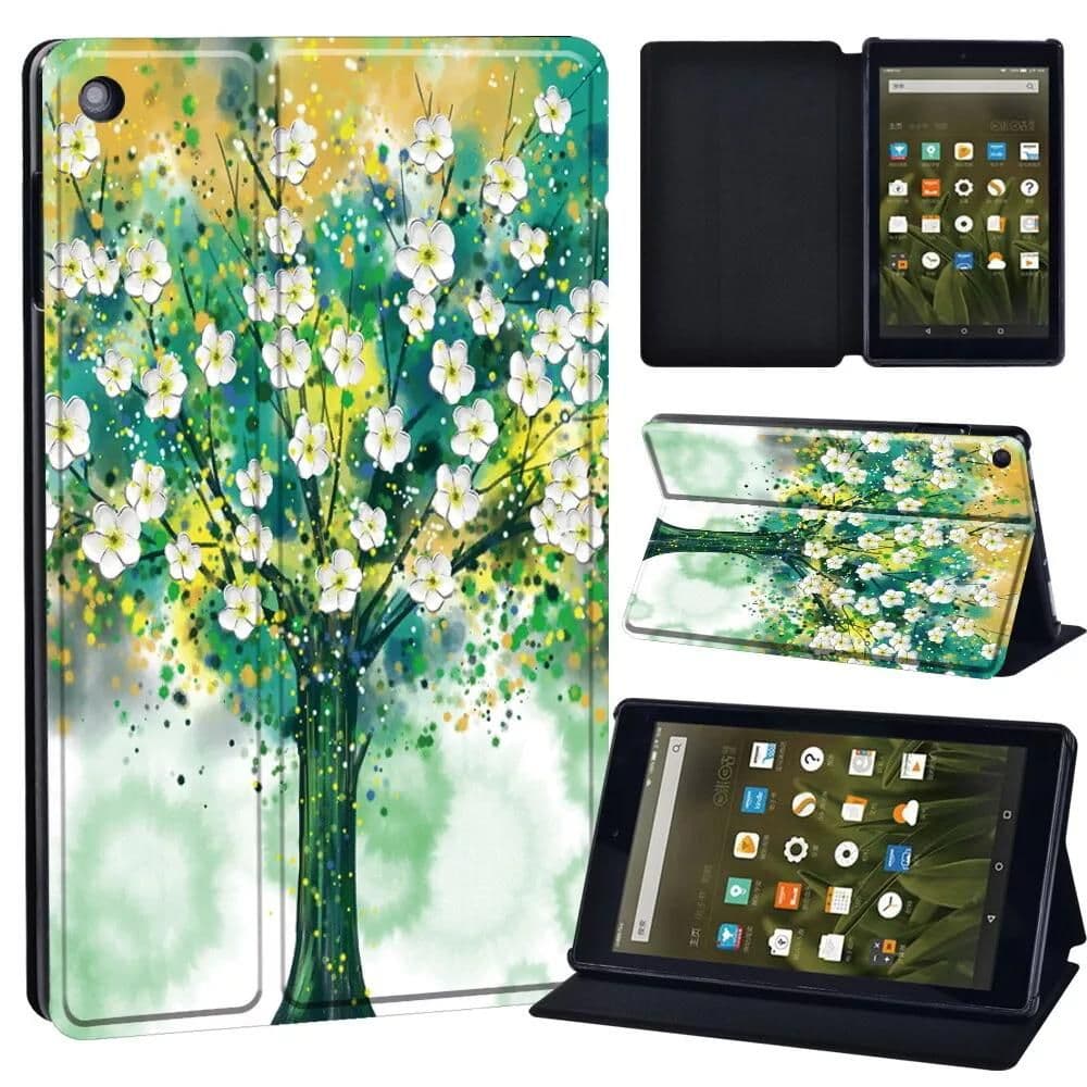 Amazon Fire Tablet Case - Flower Tree